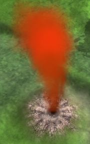 A spice geyser in the .