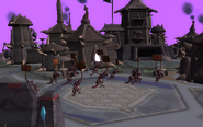 War Gorgops protesting