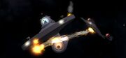 Rambo Resistance USS Divide evades NX01 Enterprise