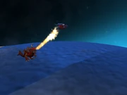 An Epic Creature throwing a Fireball