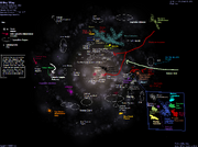 Milky Way sci-fi division map