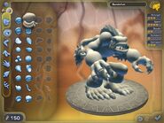 The Creature Editor main screen shown at E3 '06
