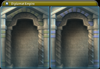 Diplomat's comm backgrounds
