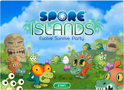 Spore islands mainscreen