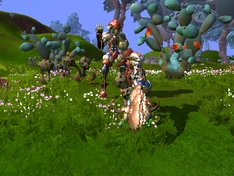 Two Rogues very close to fighting.