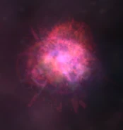 A red nebula