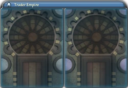 Trader's communication backgrounds. Details' colors change with creature's coat color.