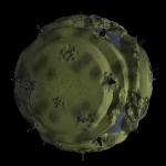 Another type of round-plateau cube planet. These ones are naturally T1.