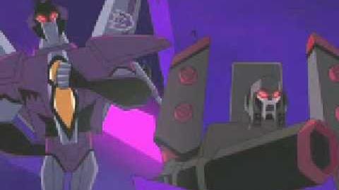 Starscream mocking Megatron