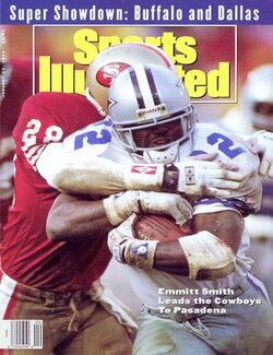 Dallas Cowboys Emmitt Smith, 1996 Nfc Championship Sports Illustrated Cover  by Sports Illustrated