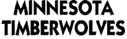 1997-present: "MINNESOTA TIMBERWOLVES" in black.