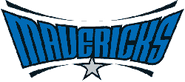 2002-present: "MAVERICKS" in blue, with a star underneath.