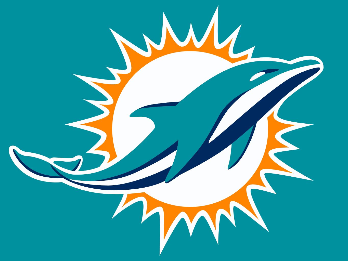 Miami Dolphins Colors, Sports Teams Colors