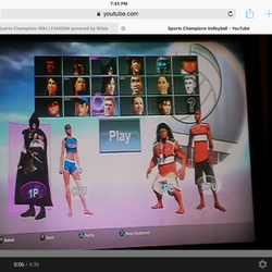 Sports champions characters top
