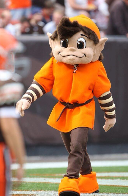 Brownie Elf Sports Mascot Costumes of American Football Team