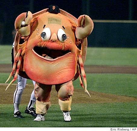 Super7 Major League Baseball Mascots: San Francisco Giants Crazy Crab  Reaction Figure Multicolor