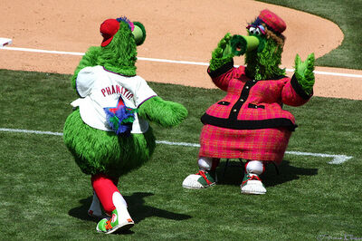 Woman's Phillie Phanatic Costume