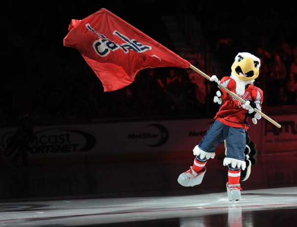 7' Air Blown Inflatable NHL Washington Capitals Slapshot Mascot