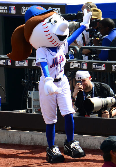 New York Mets Mr. Met Mascot Pin