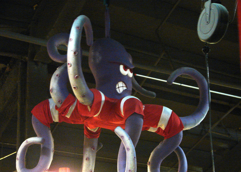 Al the Octopus is the mascot of the Detroit Red Wings of the NHL