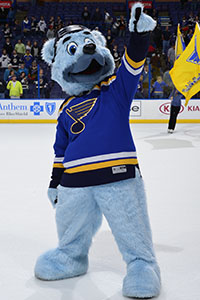 Louie Mascot Trapper Hat NHL Ice Hockey St. Louis Blues Sports Fan