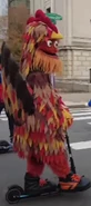 Gritty at Philadelphia's Thanksgiving Day Parade