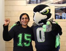 Seahawks mascot Blitz gets a sidekick: Boom 