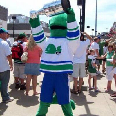 Last Saturday, Pucky the Whale was kicked out of a hockey game in Hartford.  – EXILE ON TRUMBULL STREET