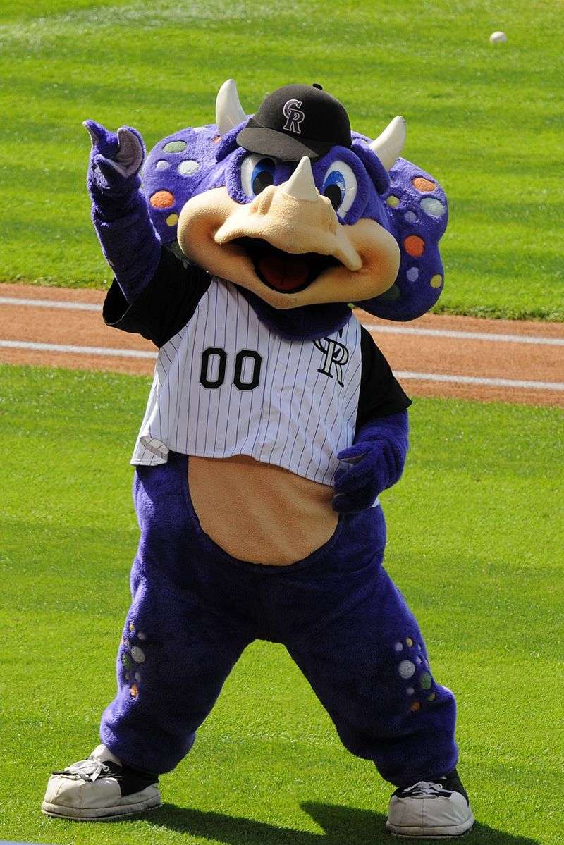 Mascot Dinger Sticker by Colorado Rockies for iOS & Android