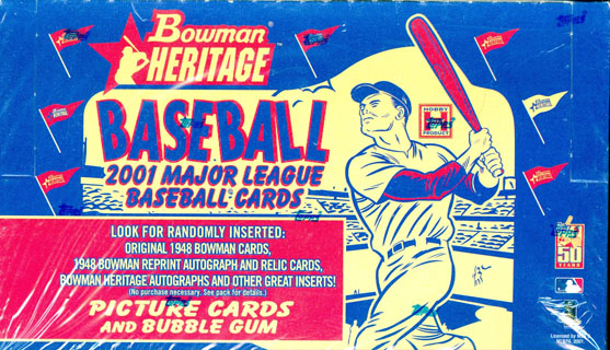 2001 Bowman Heritage Baseball | Baseball Cards Wiki | Fandom