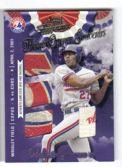 /400 todd helton 2001 absolute memorabilia home opener souvenirs game used  base