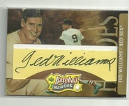 2005 UD Baseball Heroes Cut Sig
