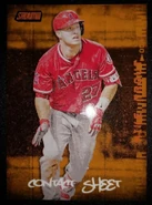 2017 Stadium Club Contract Sheet Orange