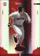 2004 Leaf Certified Materials Mirror Red