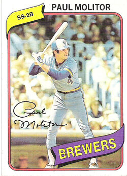 Paul Molitor, Baseball Cards Wiki