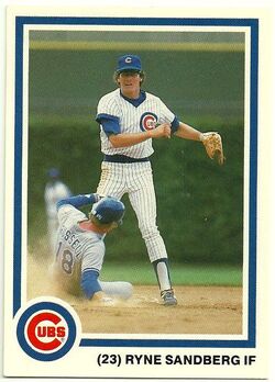 Baseball Cards, Ryne Sandberg, Sandberg, 2006 Topps, 1983 Topps