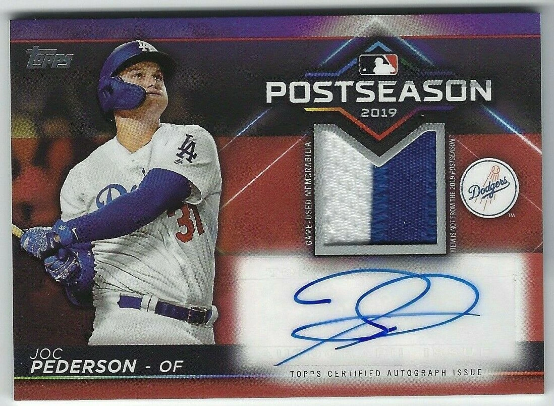 2020 Topps Postseason Performance Autograph Relics Baseball Cards