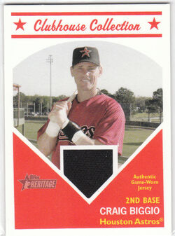 2006 Craig Biggio Game Worn Houston Astros Jersey.  Baseball