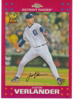 2003 Upper Deck USA Baseball National Team Autograph Justin Verlander  Signed Jersey-Red