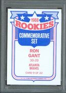 1989 Topps Rookies Back