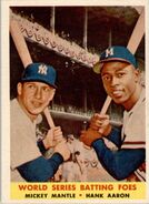 1958 Topps #418 (w/ Mickey Mantle)