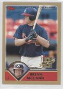 2003 Topps Traded #T209 Gold Brian McCann