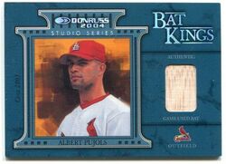 Albert Pujols 2005 Throwback Threads Game Used Jersey Card 06/250