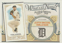 Justin Verlander, Baseball Cards Wiki