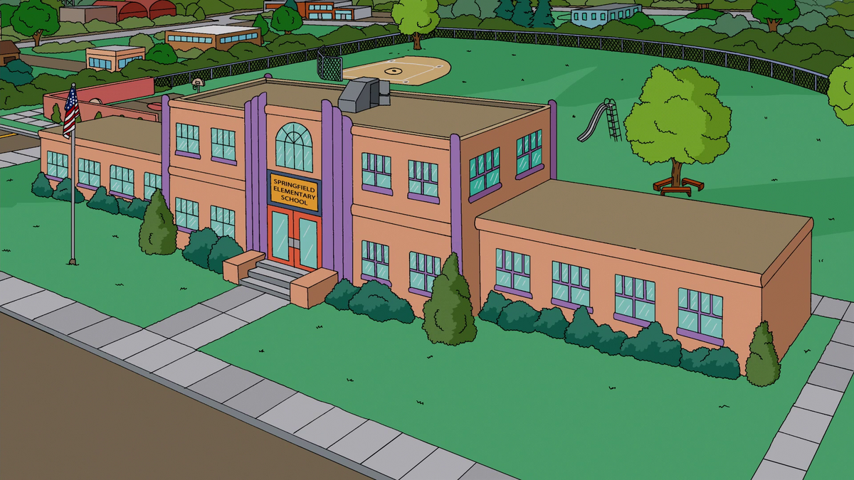 Simpsons Springfield Elementary Cafeteria Exclusive Lunch