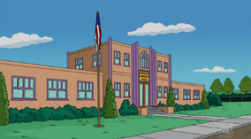 The Simpsons Series 7 Playset Springfield Elementary