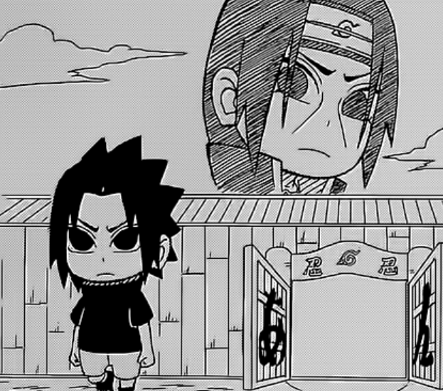 Naruto clássico Sasuke Uchiha sharingan skin rock lee png