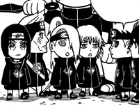 Itachi along with other Akatsuki members