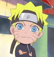 Naruto's long-clothed forehead protector.