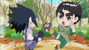 Sasuke clash with Lee